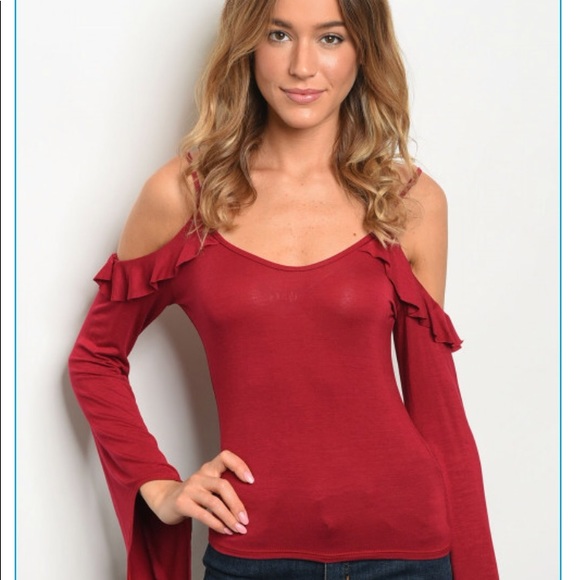Tops - FREE w! $35 order New cold shoulder top